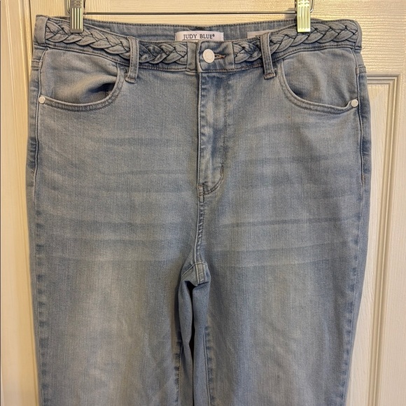 Judy Blue Faded Blue Wide Leg Jeans #589 - Picture 2 of 11